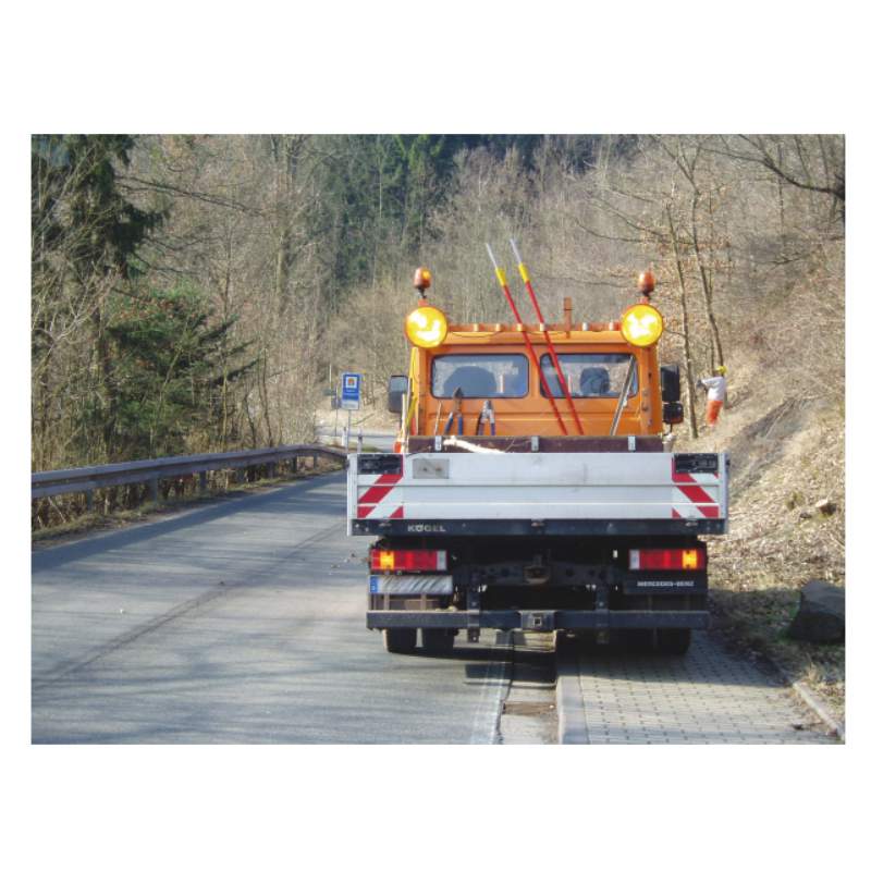 LED Vorwarner MS 340 horizont, Vorwarnanlage 2-fach – Bild 3